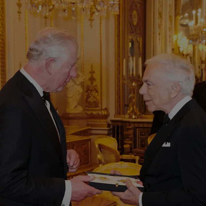 Ralph Lauren Presented with an Honorary UK Knighthood